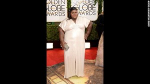 I agree this dress is not very flattering but I still loved her comment.